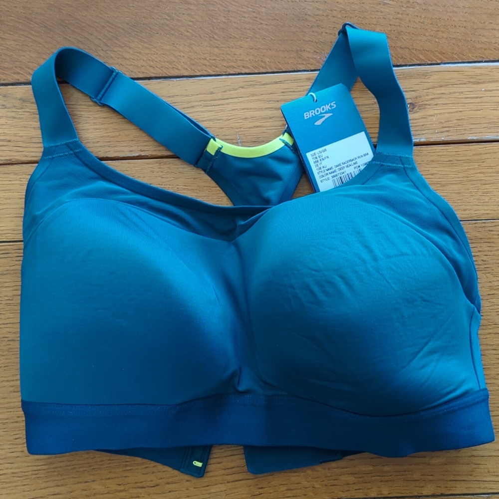 Brooks Dare Racerback Run Bra Size 32E Color Deep Sea